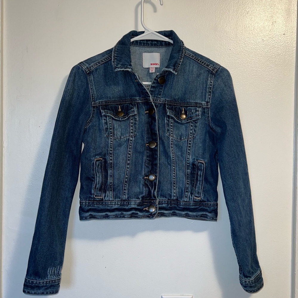BONGO Jean jacket with a few cute distress marks